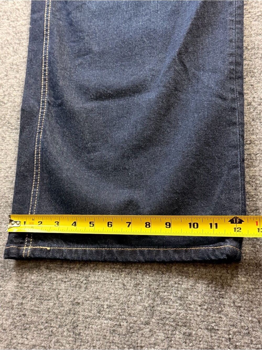 Zara Women’s Size 10 Asymmetrical Crossover Waist Wide Leg Dark Wash Jeans - Picture 13 of 14